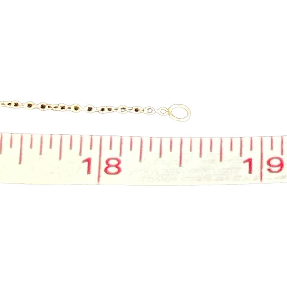 Sterling Green Open Round Stone Pendant Necklace - Picture 4 of 7